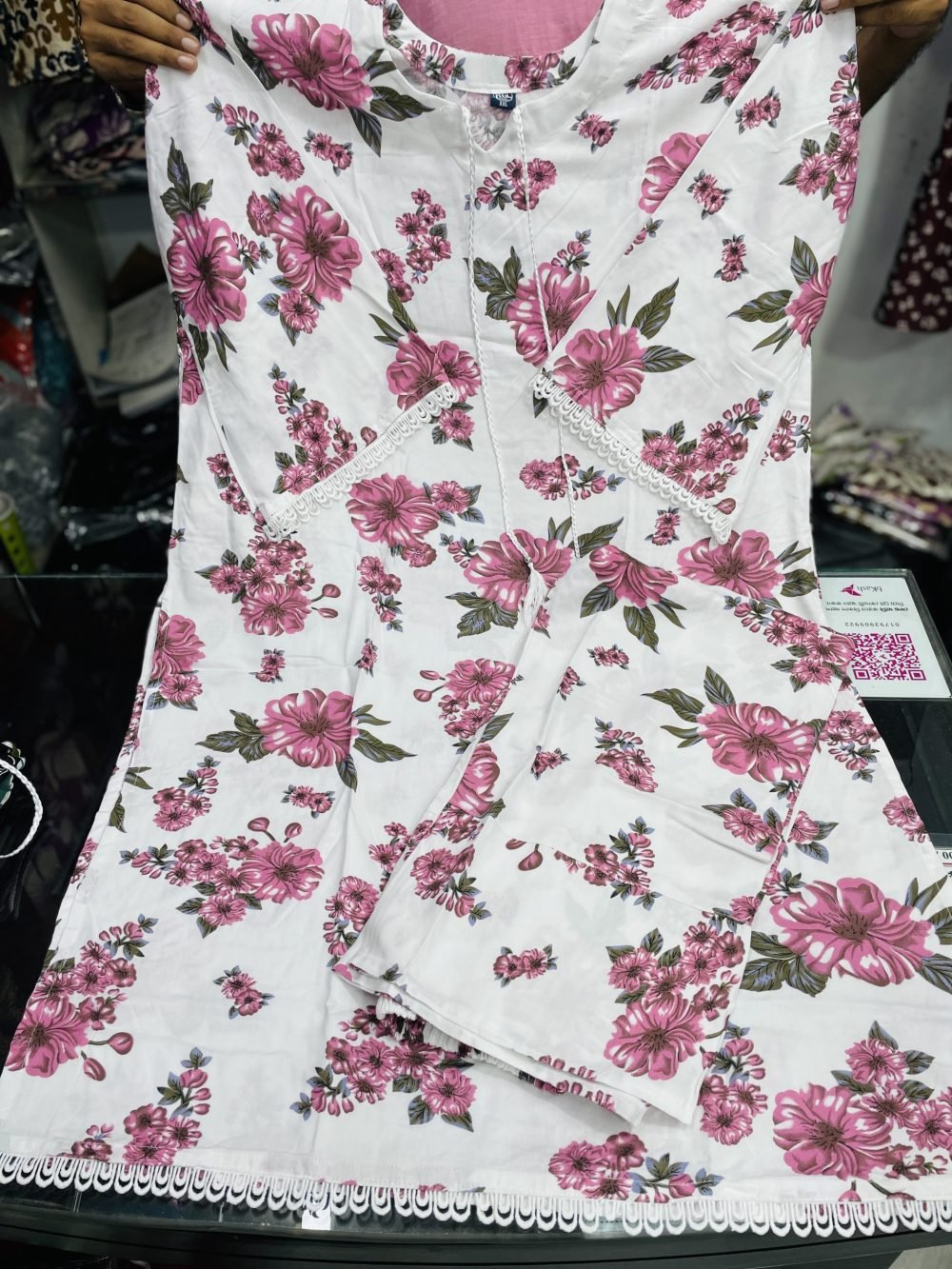 প্রিমিয়াম চায়না লিলেন ২ পিস – পাকিস্তানি কামিজ স্টাইল