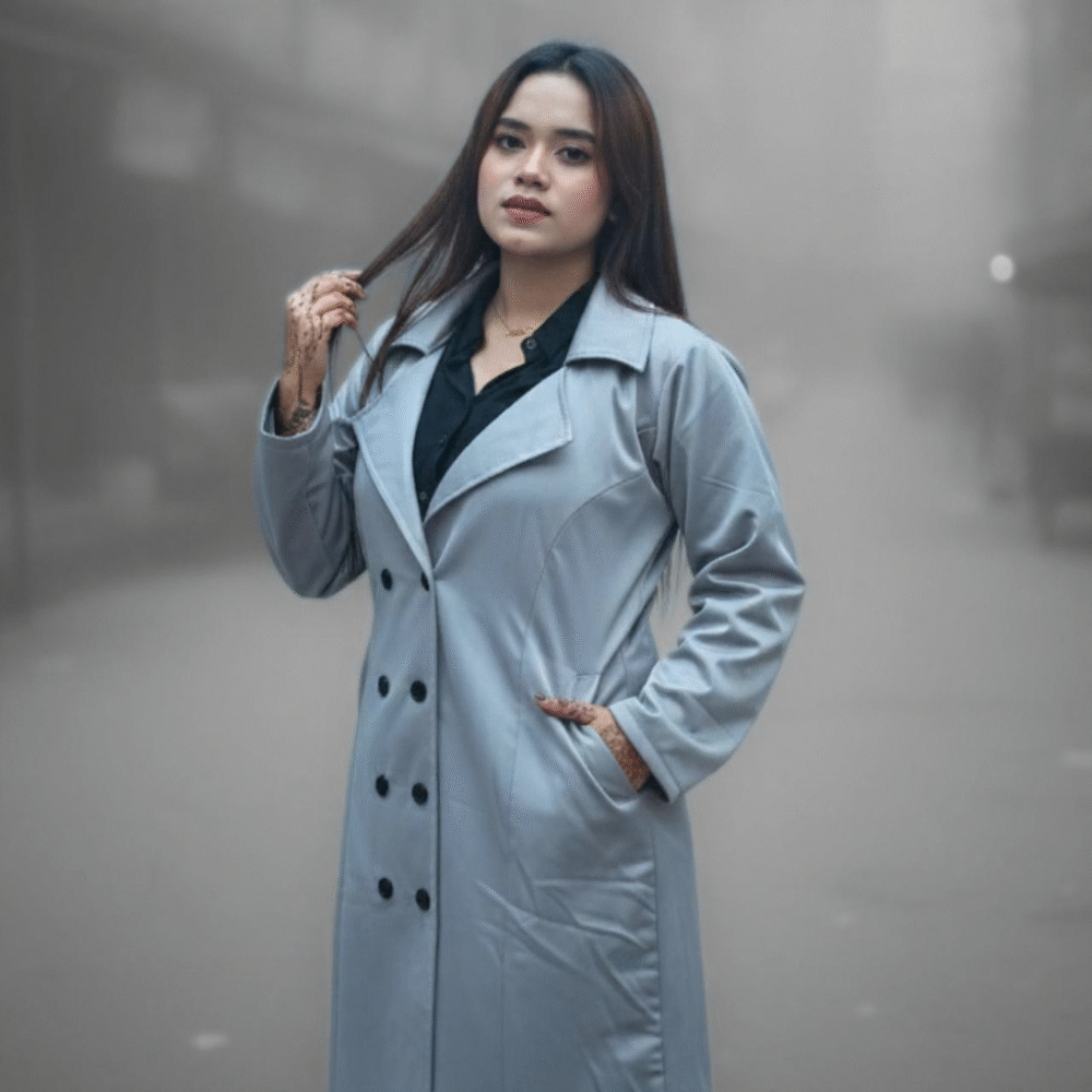 প্রিমিয়াম কোরিয়ান ফ্যাব্রিক লং ওভার কোট